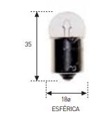 AMOLUX 131 - LAMP PILOT 24V 10W BA15S E18