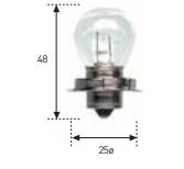 AMOLUX 275 - LAMPARA MOTO SCOOTER 12V 15W S3