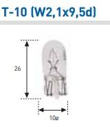 AMOLUX 521 - LAMPARA POSICION CAMION  12V 3W SIN CASQUILLO GRANDE