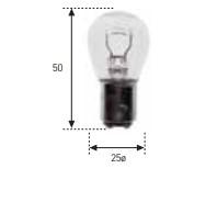 AMOLUX 92 - LAMPARA  STOP 24V 21/5W BAY15D P25