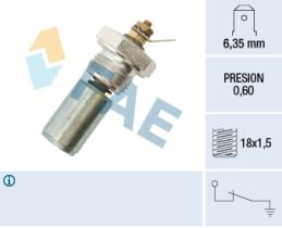 FAE 12260 - MANOCONTACTO ACEITE CITROEN BX C15 VISA LNA PEUGEOT 205