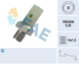 FAE 12370 - MANOCONTACTO ACEITE RENAULT 19 I CHAMADE R21 CLIO ESPACE