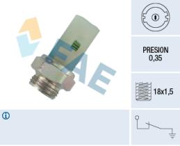 FAE 12380 - MANOCONTACTO ACEITE RENAULT 19, 21, 25, 9