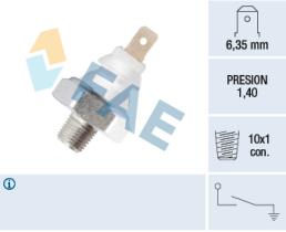 FAE 12920 - MANOCONTACTO ACEITE AUDI 100/80 SEAT TOLEDO 1L GOLF 2