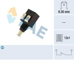 FAE 24130 - INTERRUPTOR STOP CITROEN DYANE CX MEHARI GS