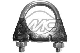 METALCAUCHO 00398 - ABRAZADERA TUBO ESCAPE 43 MM