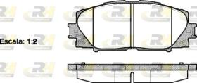 ROADHOUSE 2122400 - PASTILLA DELANTERAS YARIS 2005-2014