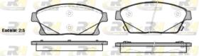 ROADHOUSE 2143102 - PASTILLA FRENO DELANTERAS OPEL ASTRA J LLANTA 16"