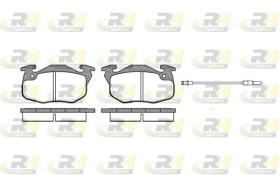 ROADHOUSE 219212 - PASTILLAS FRENOS DELANTERAS RENAULT CLIO, R9, R11, R18, R21