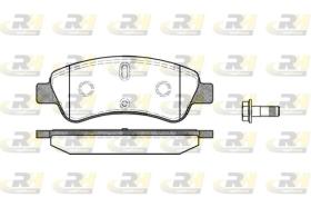 ROADHOUSE 284010 - PASTILLA DE FRENO DELANTERA PEUGEOT 1007, 207, 208, BERLINGO