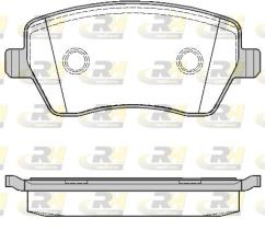 ROADHOUSE 298700 - PASTILLA DE FRENO DEL. NISSAN MICRA RENAULT KANGOO 2008-2013