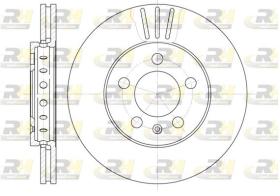 ROADHOUSE 654510 - DISCO DE FRENO DELANTEROS  SKODA-VOLKSWAGEN DF2803