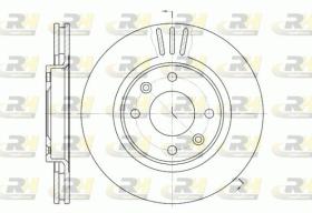 ROADHOUSE 660310 - DISCOS FRENOS DELANTEROS BERLINGO CITROEN C2, C3, C4-206