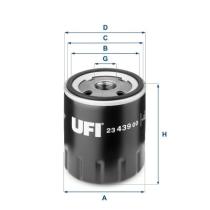 UFI FILTERS 2343900 - FILTRO ACEITE PEUGEOT CITROEN