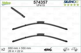 VALEO 574357 - ESCOBILLAS DELANTERAS  RENAULT SCENIC 2 HASTA 2008 VM419