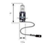 AMOLUX 693 - LAMPARA HALOGENA H-3 12V 100W