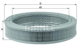 MAHLE LX208 - FILTRO AIRE AUDI 80 AUDI 100 SEAT CORDOBA/AROSA CITROEN VISA