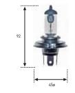 AMOLUX 793ES - LAMPARA HS1 12V 35/35W PX43T