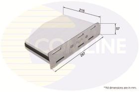 COMLINE EKF118 - FILTRO POLEN SEAT ALTEA LEON TOLEDO