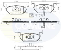 COMLINE CBP1851 - PASTILLAS DEL AUDI A1 A3 SEAT IBIZA LEON ALTEA