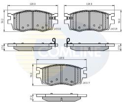 COMLINE CBP31519 - PASTILLAS DELANTERAS HYUNDAI ACCENT HASTA 2010 i20 2008-2012