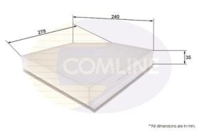 COMLINE EKF106 - FILTRO POLEN AUDI A4(B8) 2008-2016 AUDI A5 AUDI Q5