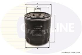 COMLINE CDH11631 - FILTRO ACEITE DAEWOO/CHEVROLET W67/2