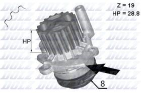 DOLZ BOMBAS AGUA A224 - BOMBA AGUA AUDI A1, A3