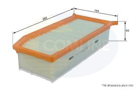 COMLINE EAF853 - FILTRO AIRE DACIA RENAULT