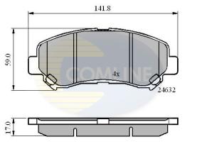 COMLINE CBP01577 - PASTILLAS DELANTERAS  NISSAN QUASCAI JUKE