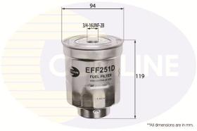 COMLINE EFF251D - FILTRO GASOIL  WK8028Z