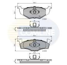 COMLINE CBP0180 - PASTILLAS VW 260920