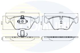 COMLINE CBP01744 - PASTILLAS DEL BMW X3 (2004-2011)  BMW  SERIE 3 (E46)