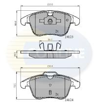 COMLINE CBP01591 - PASTILLAS DEL. FORD MONDEO IV (2007-2015)