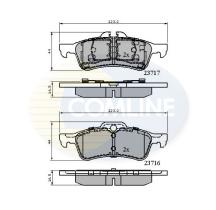 COMLINE CBP01317 - PASTILLAS TRAS MINI (R50,R53) 2001-2006