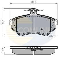 COMLINE CBP0989 - PASTILLAS DEL SEAT AROSA/CORDOBA/GOLF