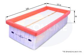 COMLINE EAF838 - FILTRO AIRE PEUGEOT 208, 2008 CITROEN C3
