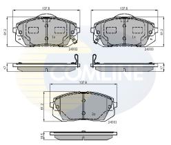 COMLINE CBP31768 - PASTILLAS DELANTERAS  KIA CARENS SPORTAGE