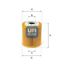 UFI FILTERS 2521600 - FILTRO ACEITE CITROEN BERLINGO, C3, C4