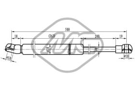 METALCAUCHO 46813 - MUELLE NEUMATICO CAPO AROSA