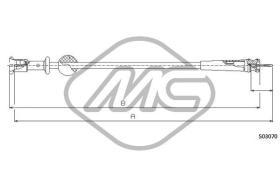 METALCAUCHO 80784 - CABLE CUENTAKILOMETROS XANTIA MM.??910