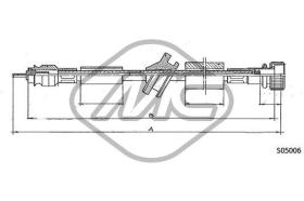 METALCAUCHO 80913 - CABLE CUENTAKILOMETROS 200-200D-220D-2