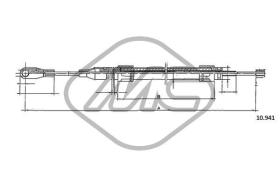 METALCAUCHO 80924 - CABLE FRENO 200-220-230-240-250-280-30