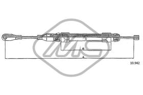 METALCAUCHO 80932 - CABLE FRENO 200-230-250-300 (E-D-TE-TD