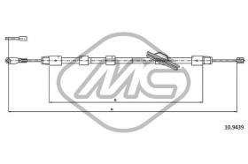 METALCAUCHO 80975 - CABLE FRENO CLASSE CSPORTCOUPE'/CLK A