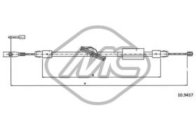 METALCAUCHO 80976 - CABLE FRENO CLASSE CMOD. RHD ANT.-FRO