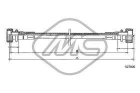 METALCAUCHO 81175 - CABLE CUENTAKILOMETROS 126 MM.?2480