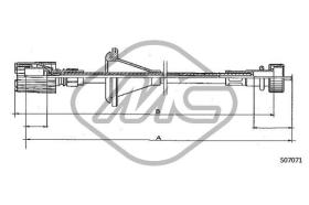 METALCAUCHO 81180 - CABLE CUENTAKILOMETROS REGATA ALL MM.?