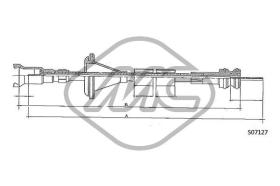 METALCAUCHO 81240 - CABLE CUENTAKILOMETROS JUMPER BZ 18