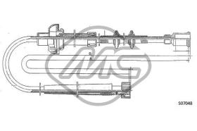 METALCAUCHO 81244 - CABLE CUENTAKILOMETROS PUNTO ALL BENZ.